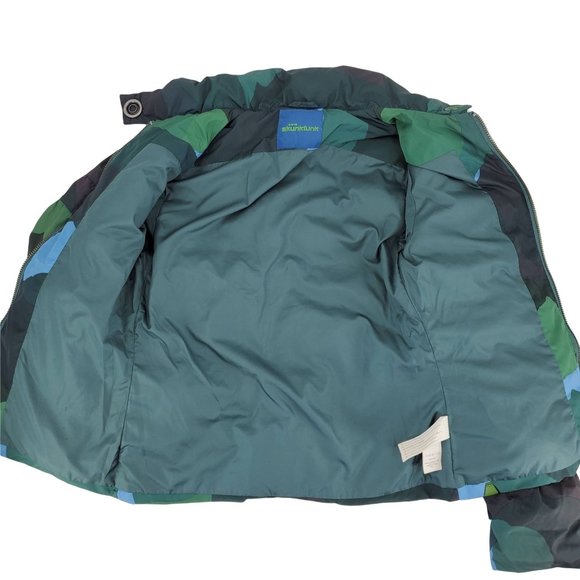 Skunkfunk Multicolor Camouflage Full Zip Mock Neck Puffer Jacket - Picture 6 of 16